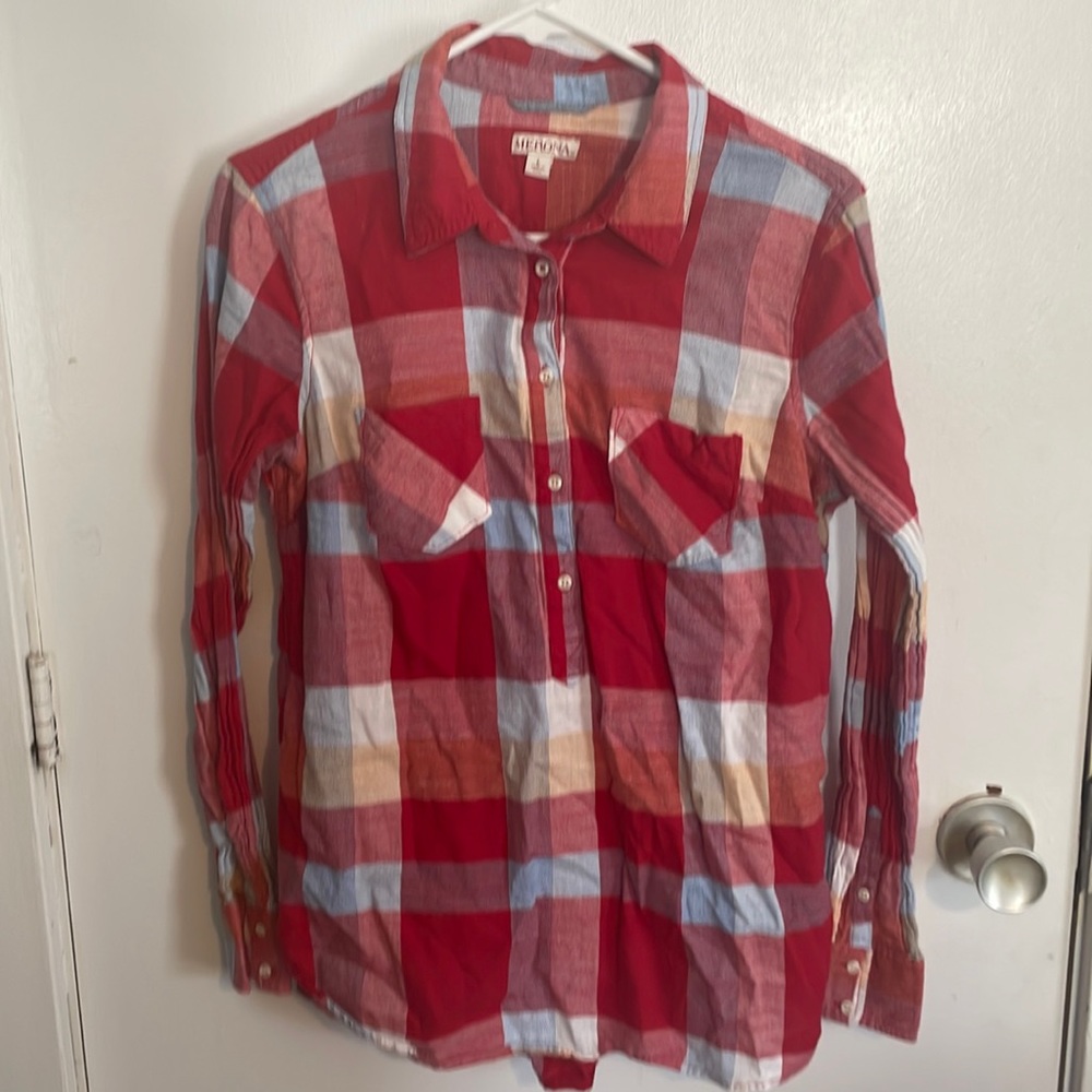 Red plaid flannel